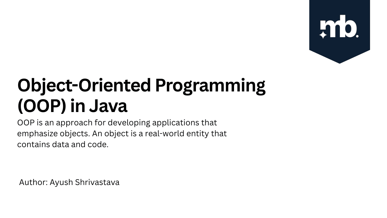 Object-Oriented Programming (OOP) in Java